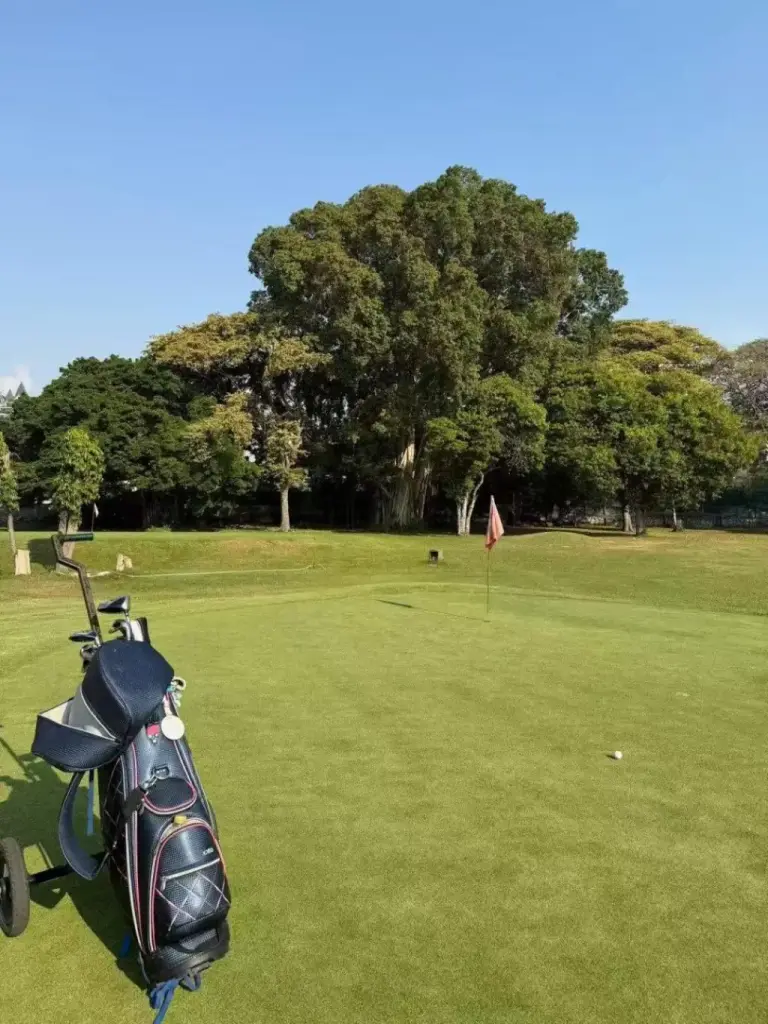 Golf course view near Pattaya