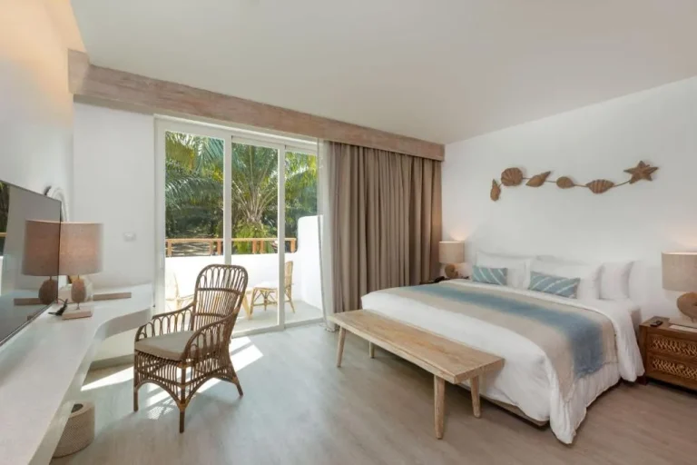 Interior of a deluxe room at Eden Beach Khao Lak Resort & Spa