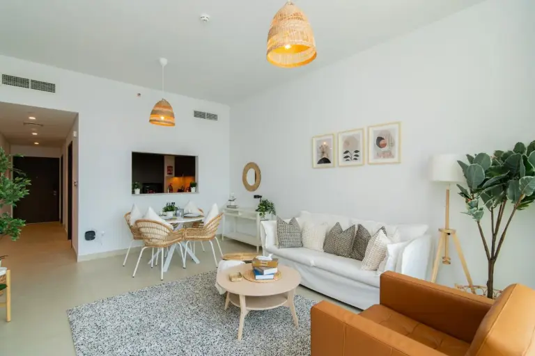 Espace de vie accueillant dans Elite Escape Holiday Home