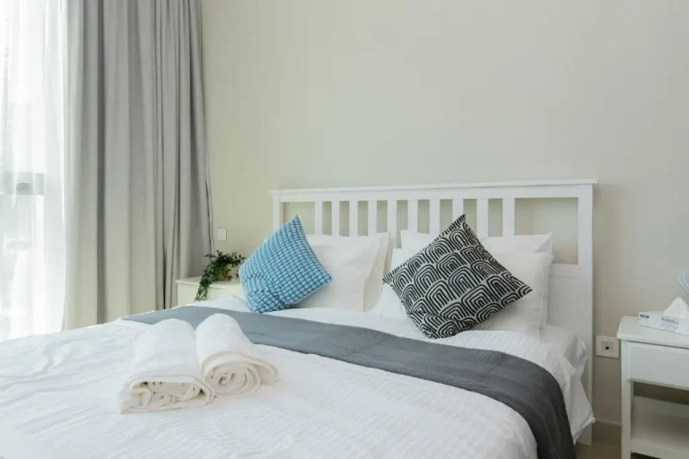 Second bedroom of Elite Escape Holiday Home - 2 BHK Getaway with Dubai Mall Access - 1503