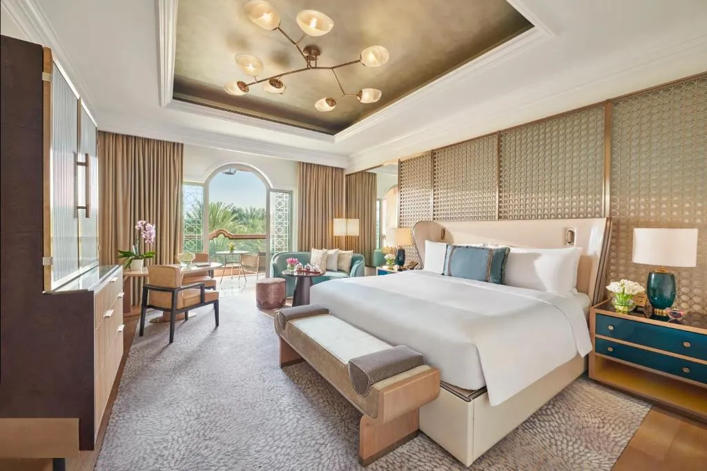 Luxury bedroom in Emirates Palace Mandarin Oriental, Abu Dhabi