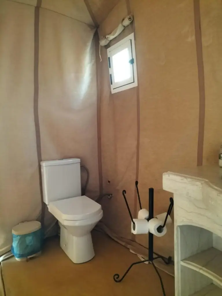 WC-Anlagen im Erg Chebbi Desert Camp
