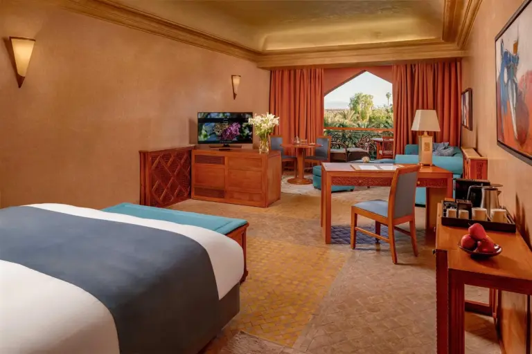 Comfortable bedroom in Es Saadi Marrakech Resort - Palace