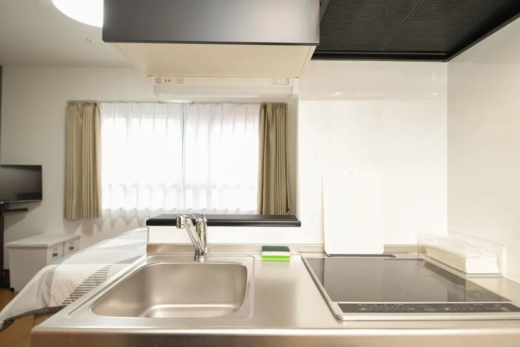 Evergreen Hotel Ichigaya kitchen sink