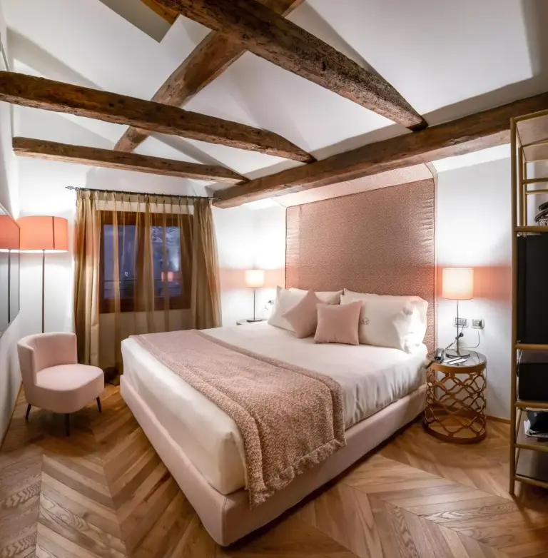 Stylish bedroom at Excess Venice Boutique Hotel & Private Spa - Adults Only