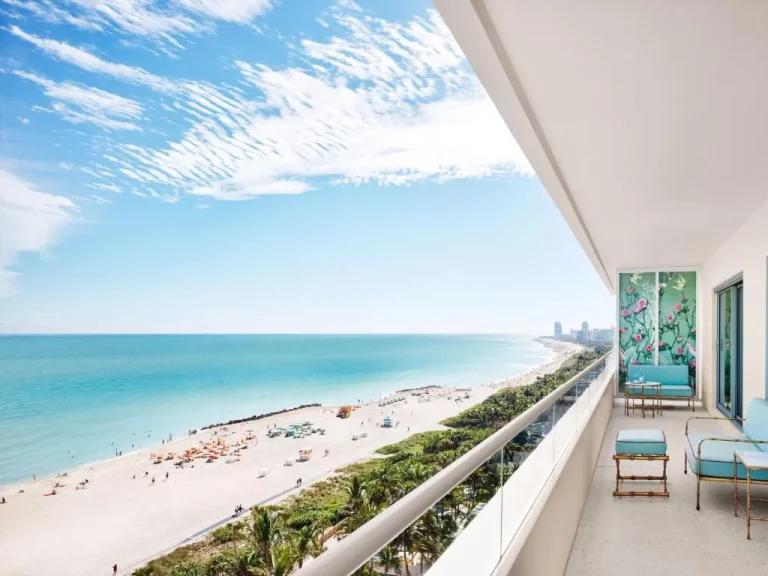 Faena Miami Beach balcony with ocean view