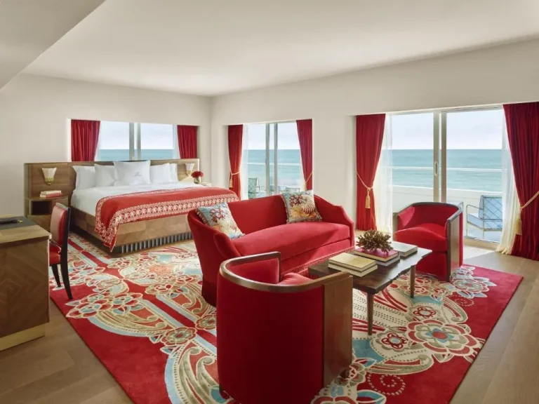 Faena Miami Beach spacious bedroom with ocean view