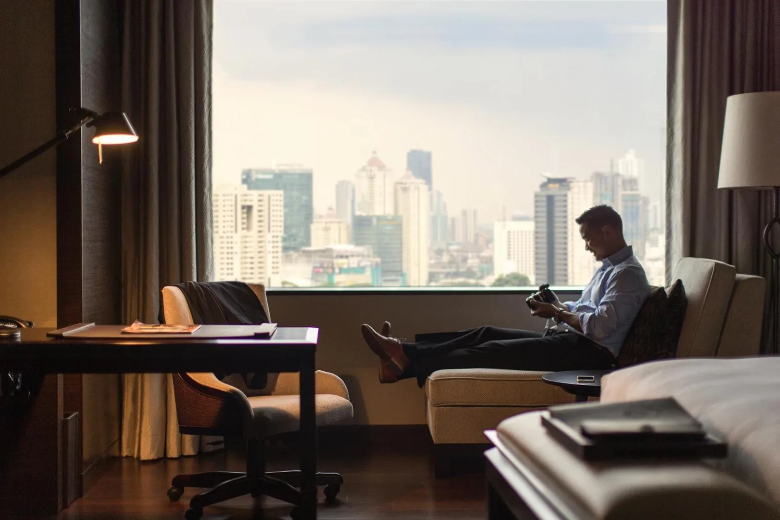 Paysage verdoyant près de l'hôtel Fairmont Jakarta