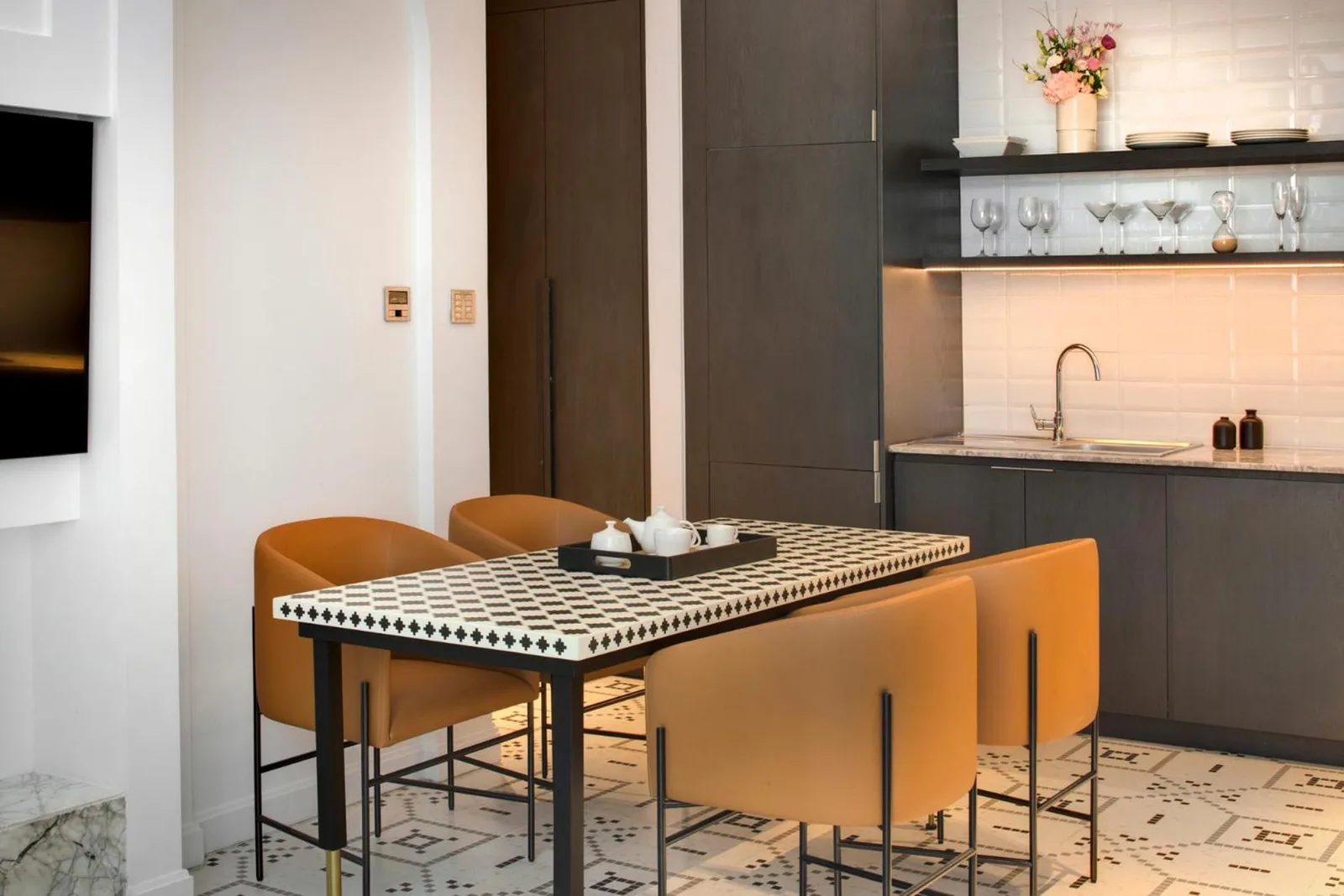 Küchenbereich im Fairmont Residences La Marina Rabat Sale