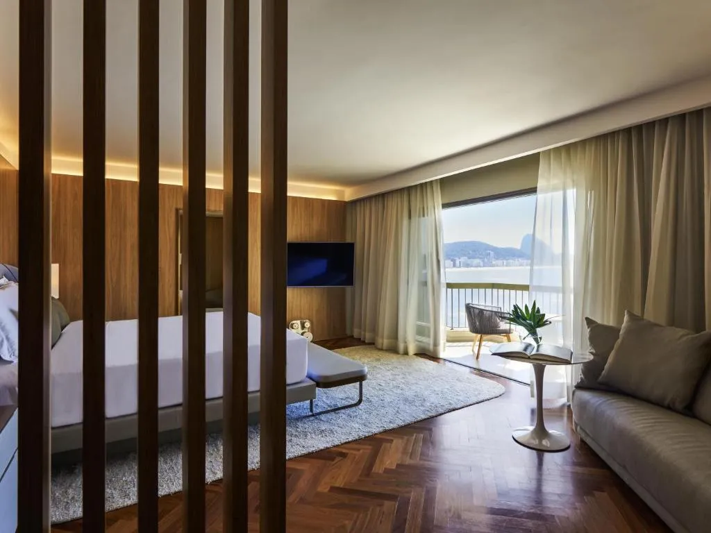 Suite with a view at Fairmont Rio de Janeiro Copacabana