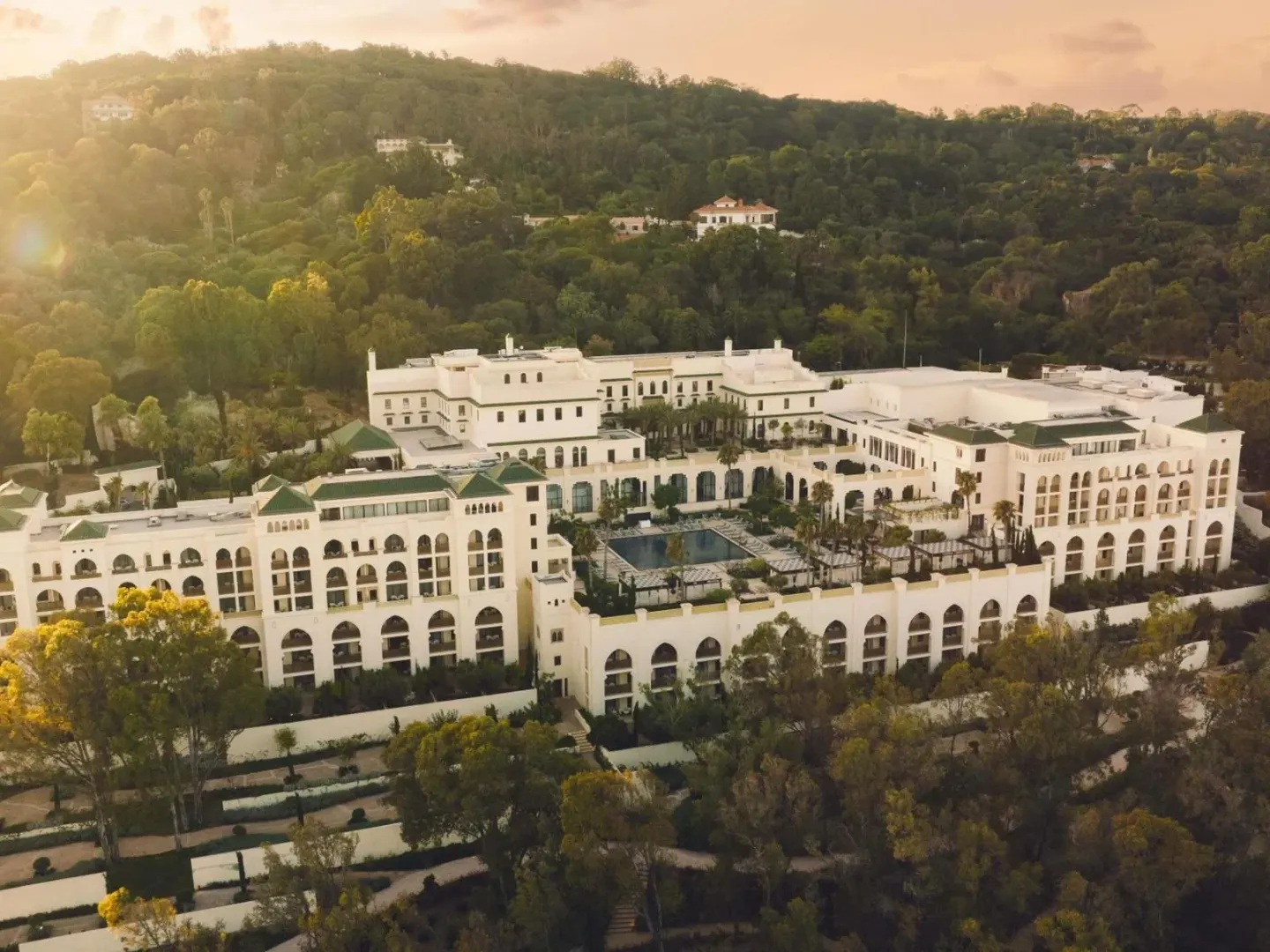 Aerial view of Fairmont Tazi Palace Tangier