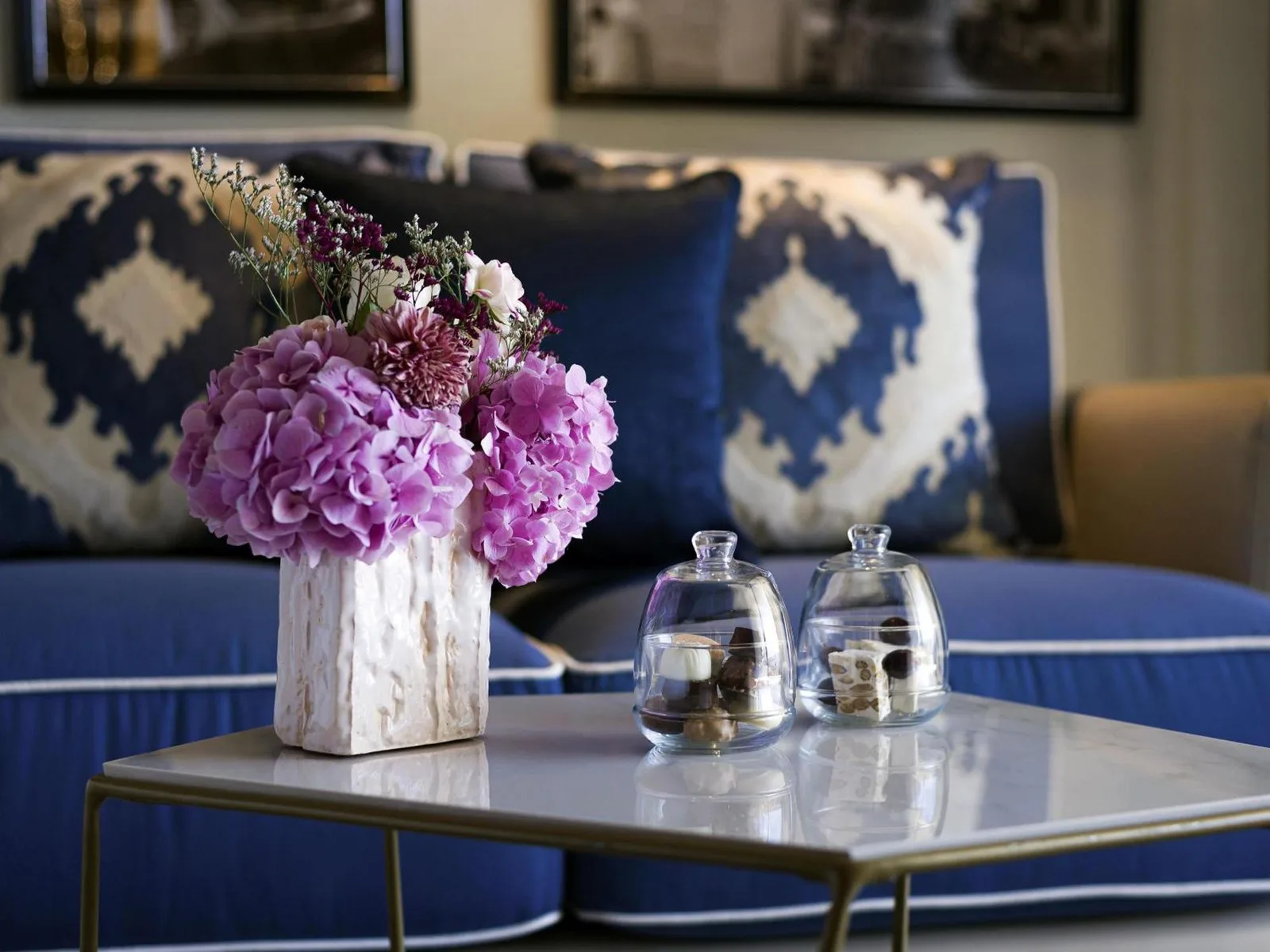 Beautiful floral arrangement at Fairmont Tazi Palace Tangier