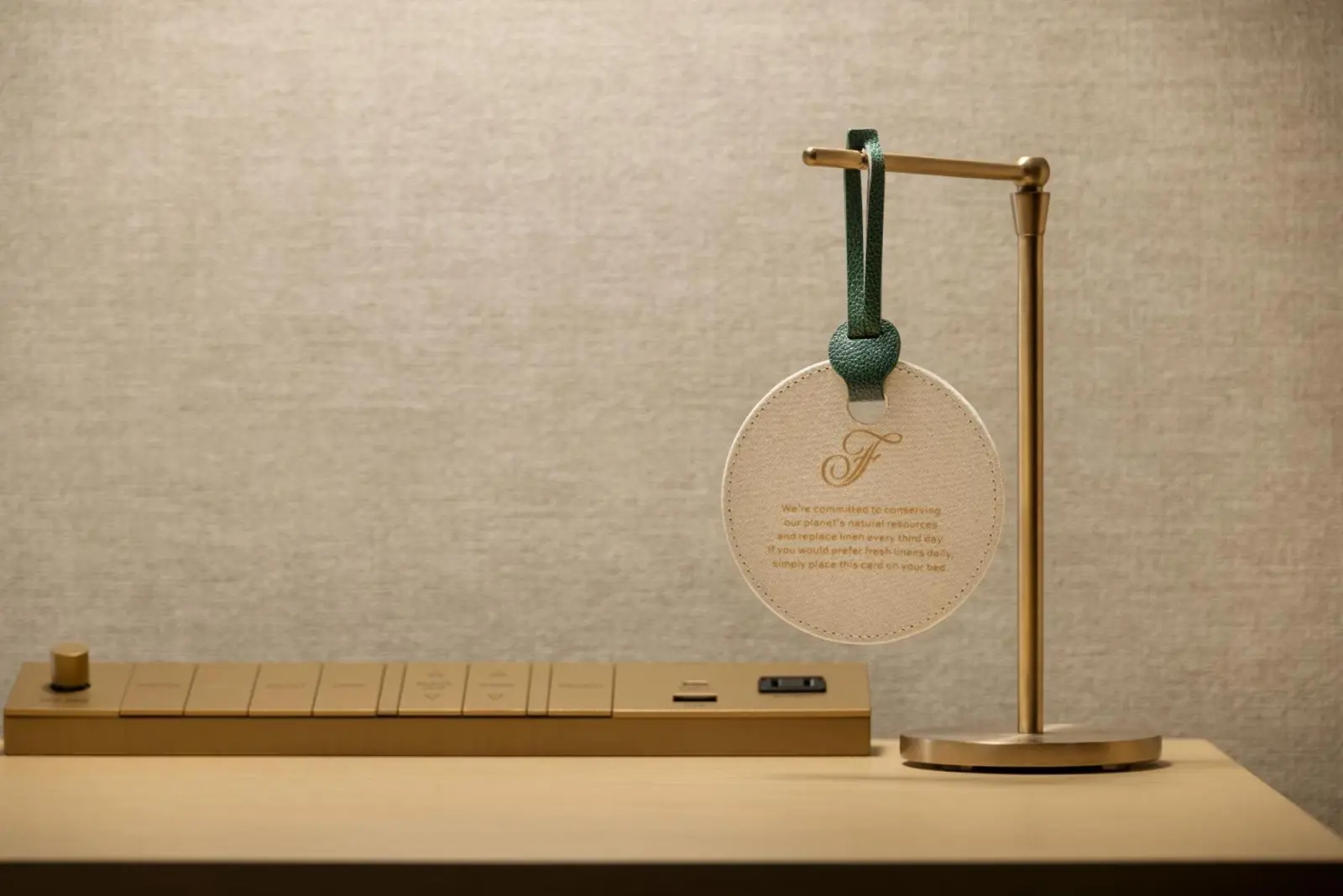 Room amenities at Fairmont Tokyo