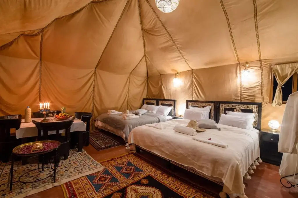 Fancy Golden Luxury Camp