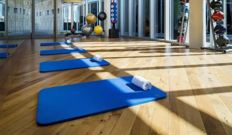 Fitness room at Fashion Avenue Dubai Mall