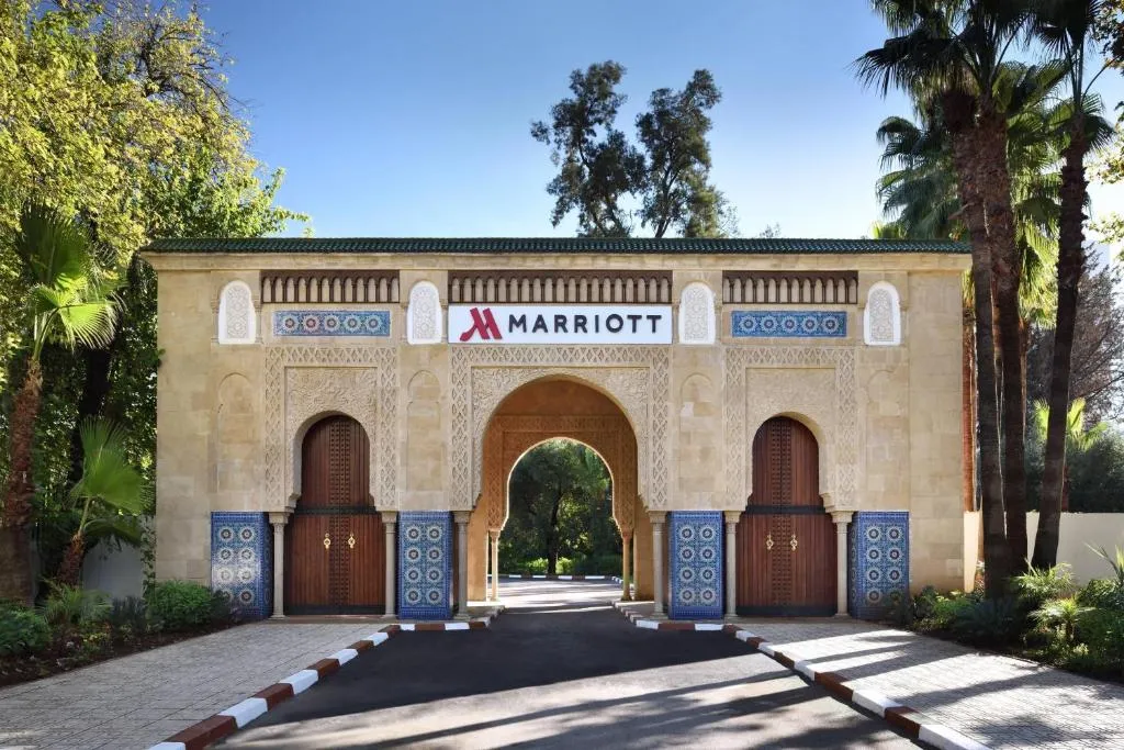 Entrée du Fes Marriott Hotel Jnan Palace