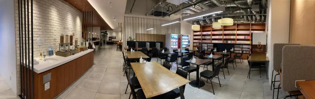 First Cabin Ichigaya dining area with tables