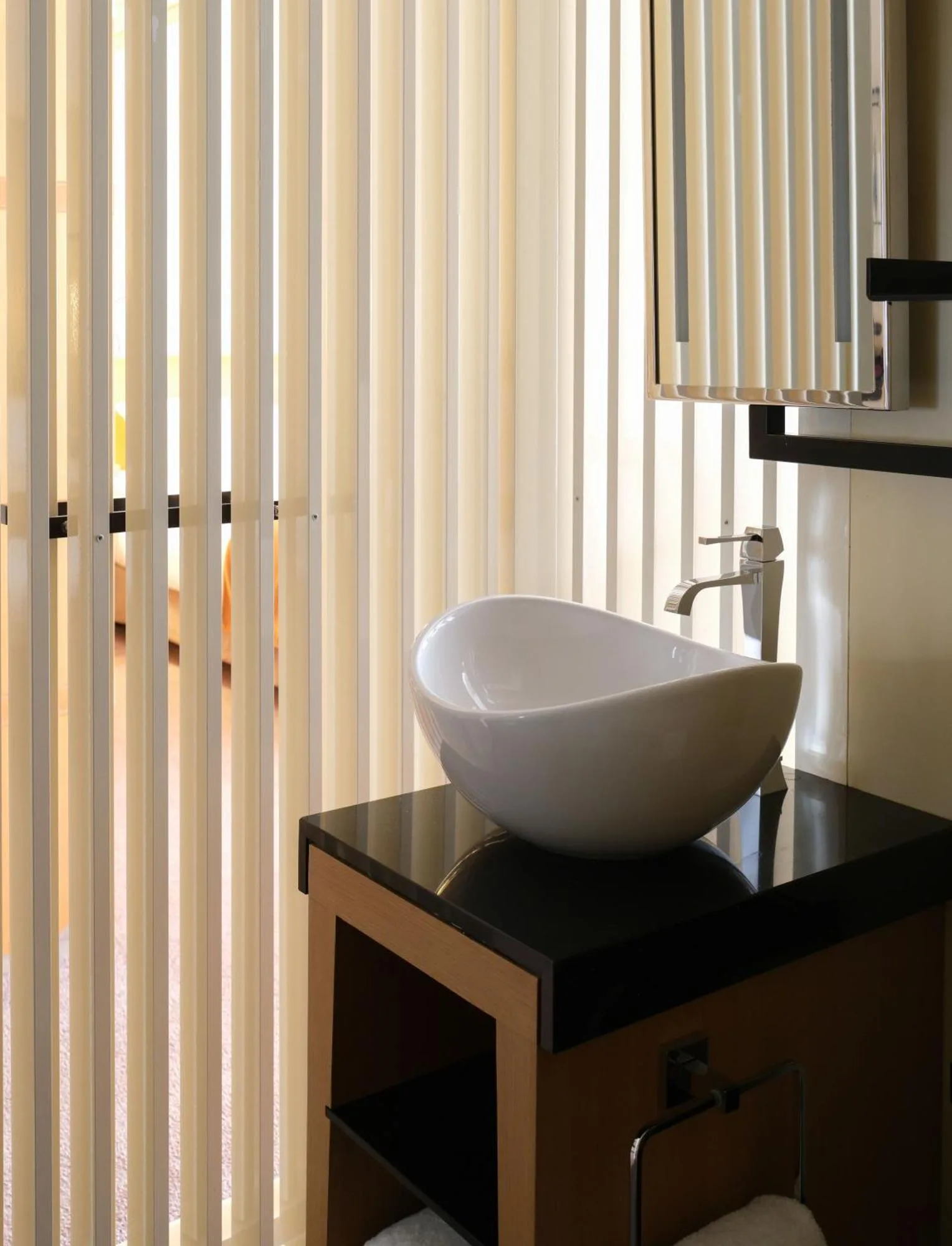 Sleek sink area at Five Seas by Inwood Hotels in Cannes