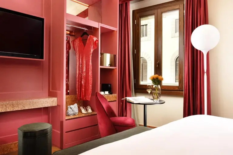 Stilvolles Zimmer im Floren Hotel in Florenz