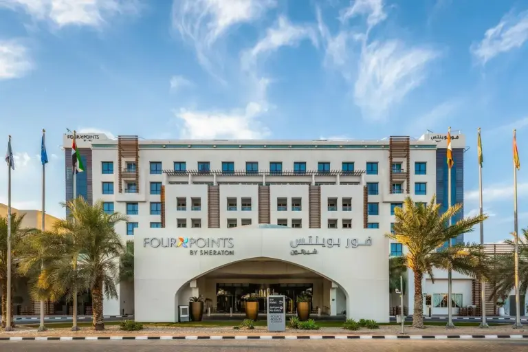 Exterior view of Four Points by Sheraton Al Ain hotel in Al Ain, UAE