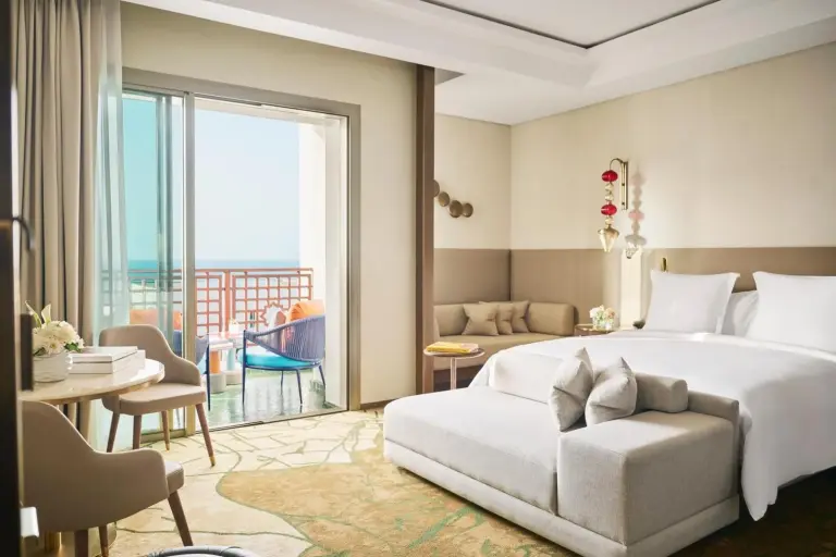 Ocean view from a guest room at Four Seasons Hotel Rabat