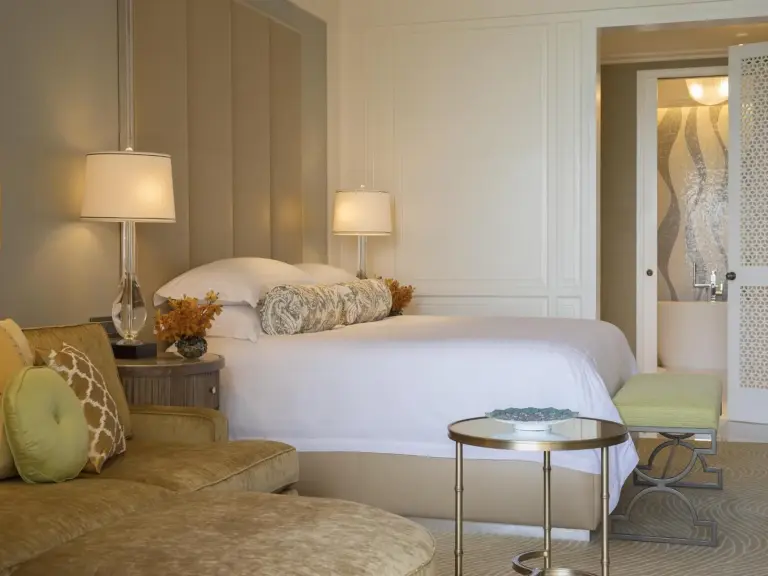 Elegant guest room at Four Seasons Resort Dubai at Jumeirah Beach