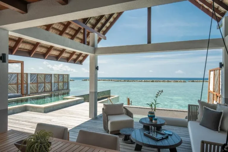 Scenic view from villa at Four Seasons Resort Maldives at Landaa Giraavaru