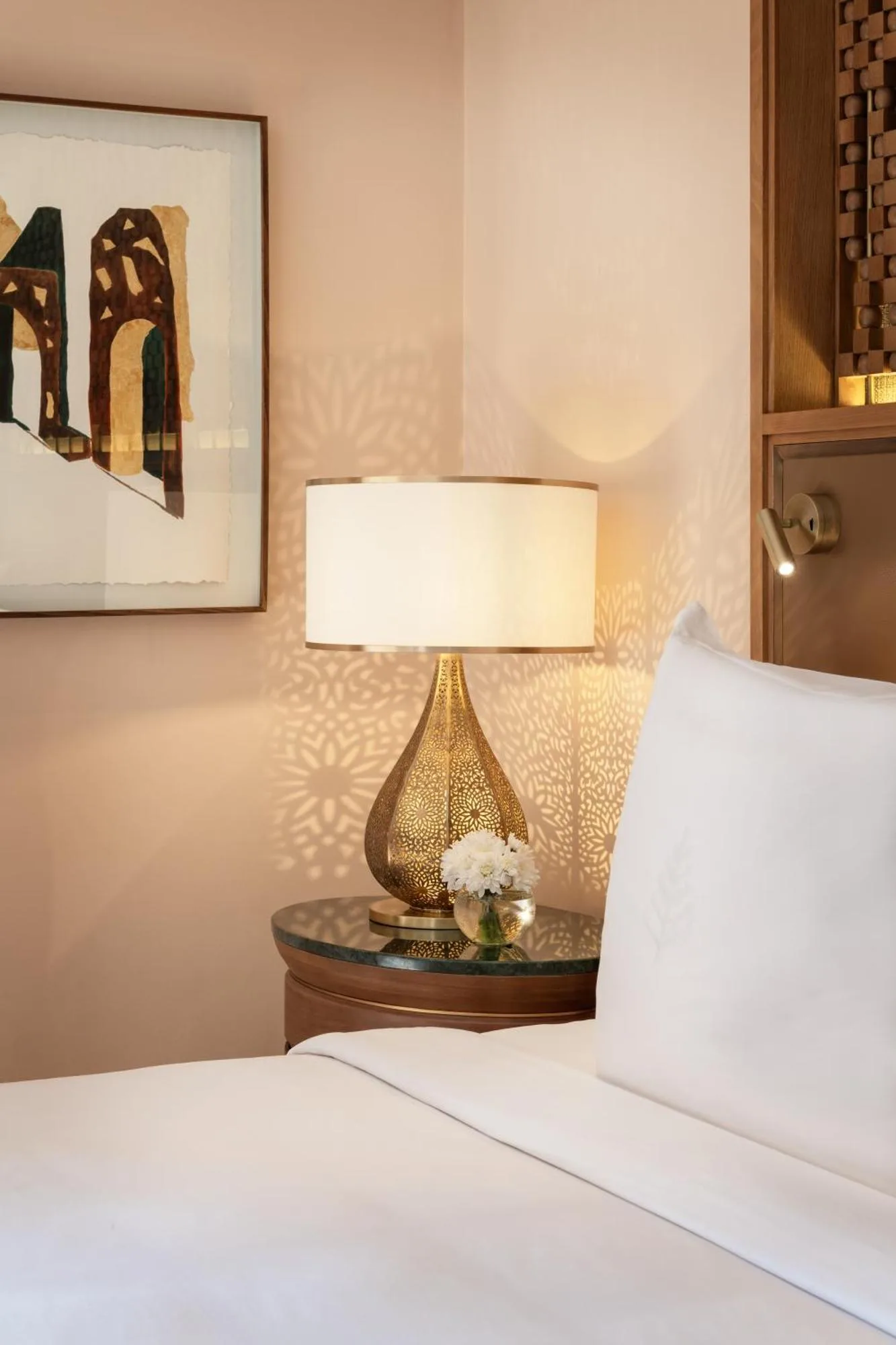 Lámpara detallada en Four Seasons Resort Marrakech