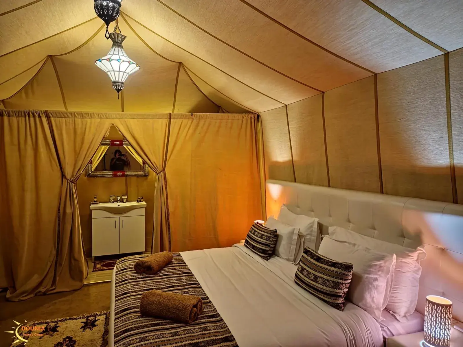 Innenansicht von Fox Luxury Desert Camp in Merzouga