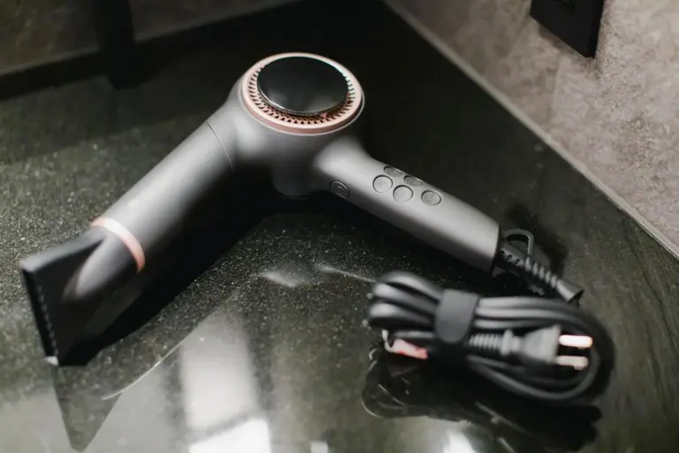 Hair dryer placed in the bathroom of Garrya Nijo Castle Kyoto