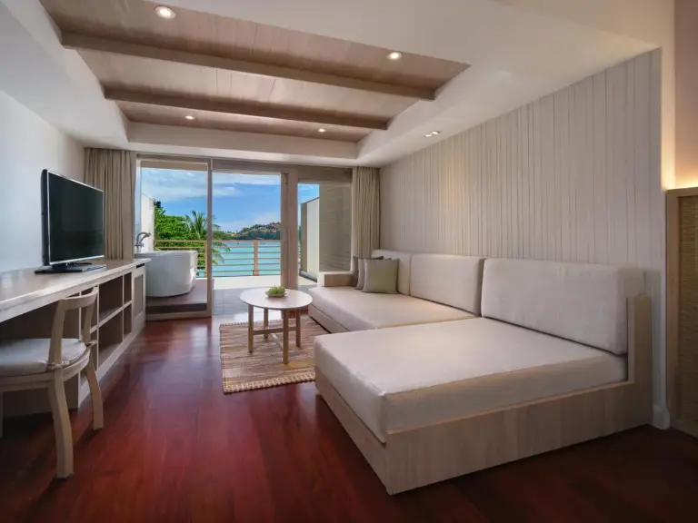 Cozy living space in Garrya Tongsai Bay Samui room