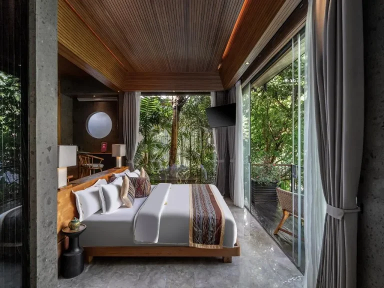 Gdas Bali Health and Wellness Resort stylish bedroom layout