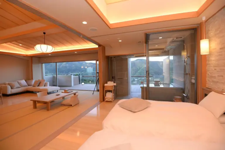 Luxury suite interior at Gen Hakone Gora