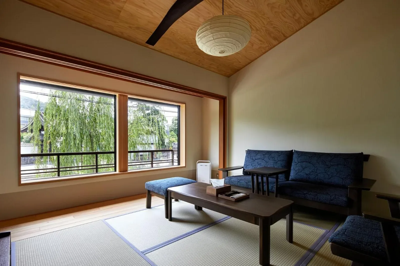 Habitación tatami de Gion Shirakawa no Yado con vistas