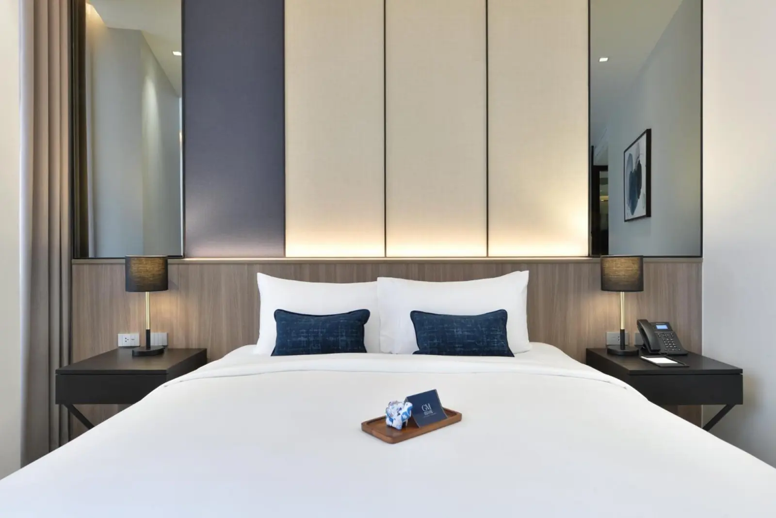 Gemütliches Bett im GM Estate Hotel und Executive Apartments, Bangkok Sukhumvit 20