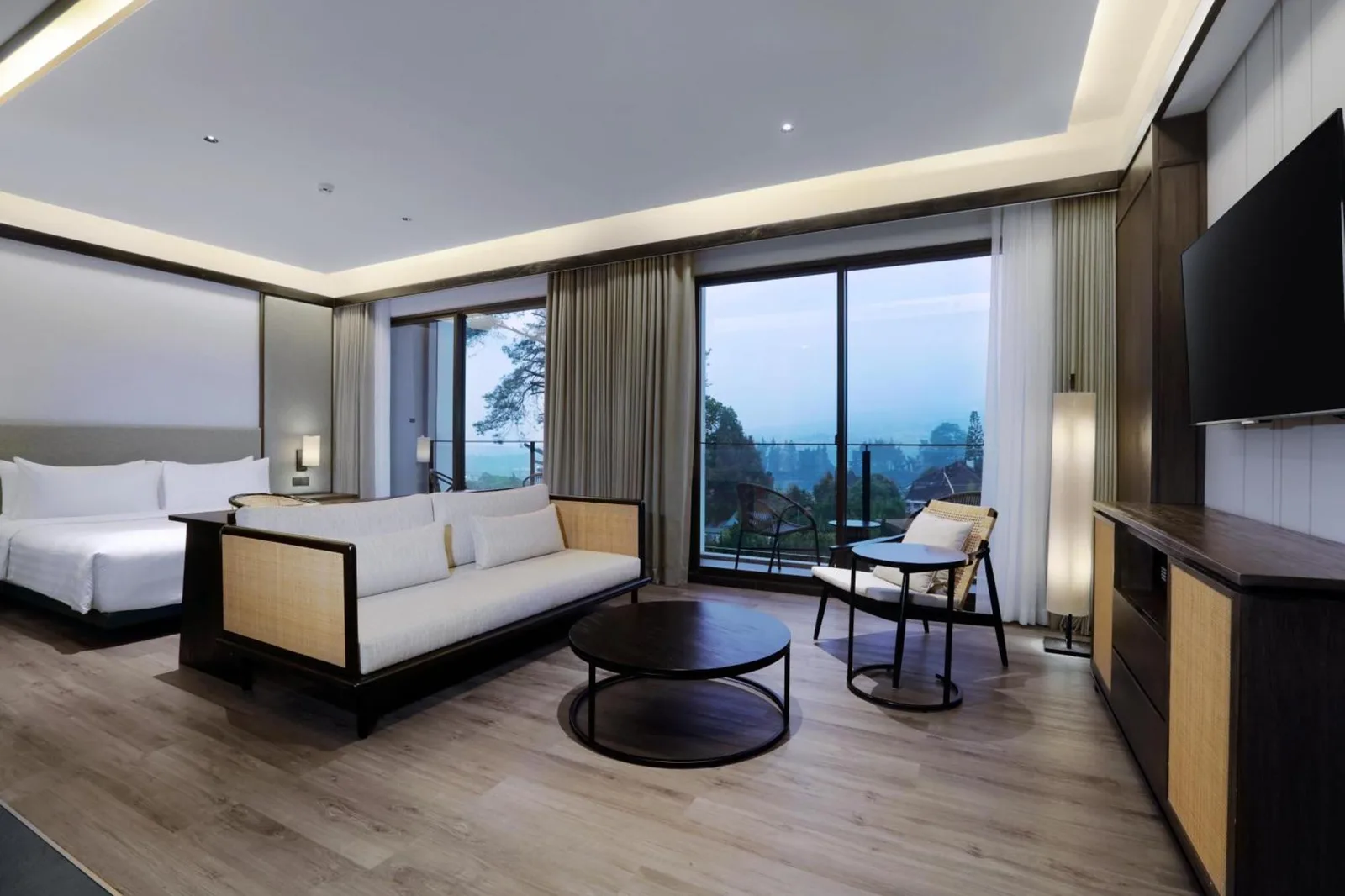 Living Room at Grand Aston Puncak Hotel