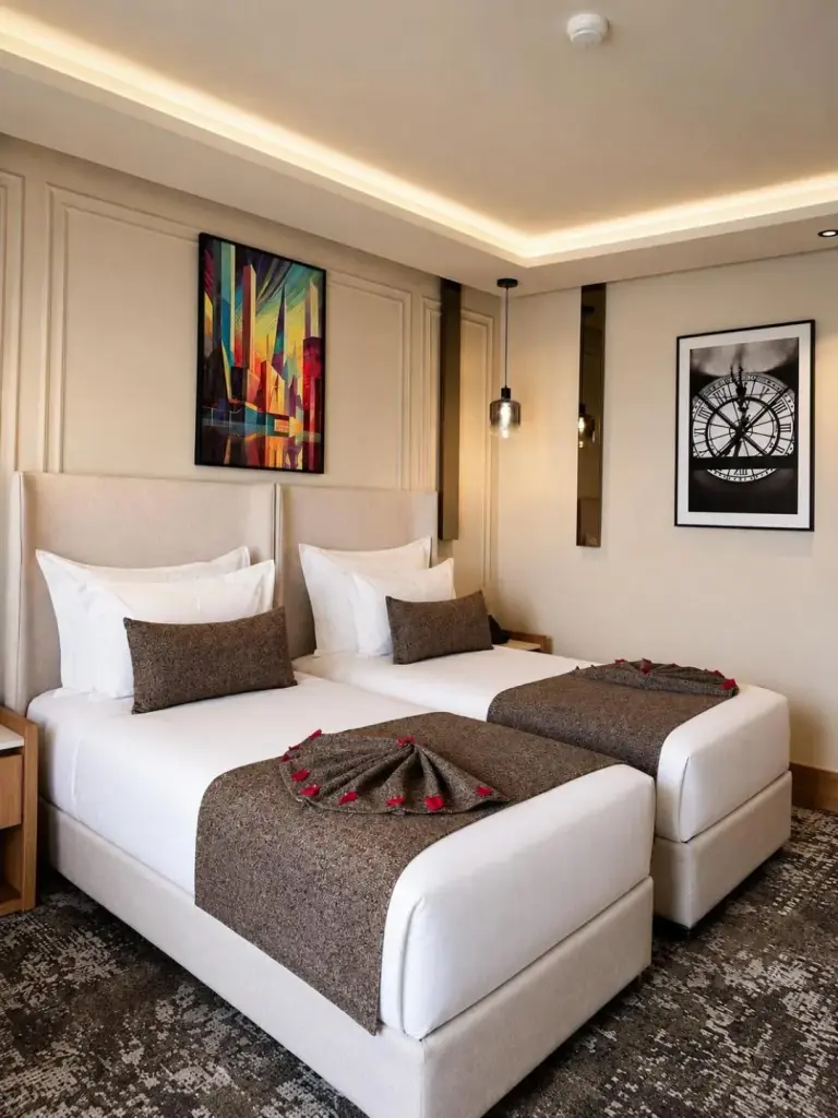 Stylish guest room at Grand Dominium in Agadir
