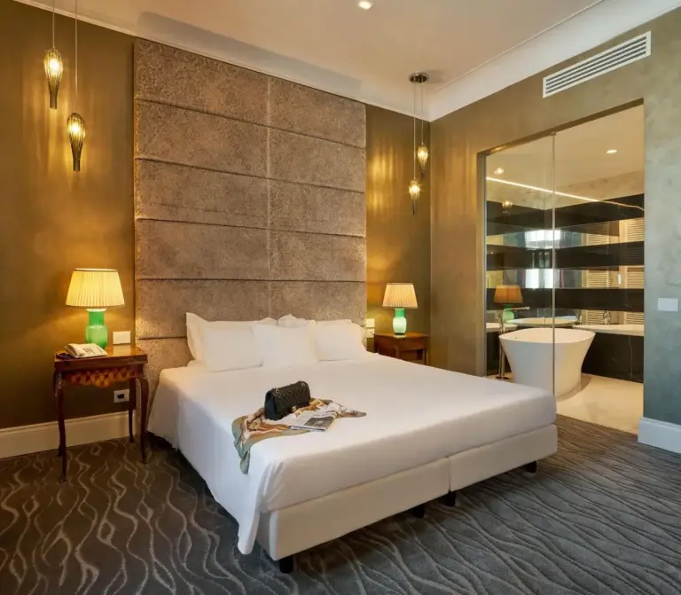 Habitación deluxe en Grand Hotel Duchi d'Aosta en Trieste