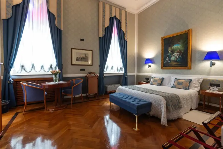 Room with city view at Grand Hotel Ortigia