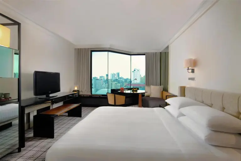 Second guest room view at Grand Hyatt Erawan Bangkok