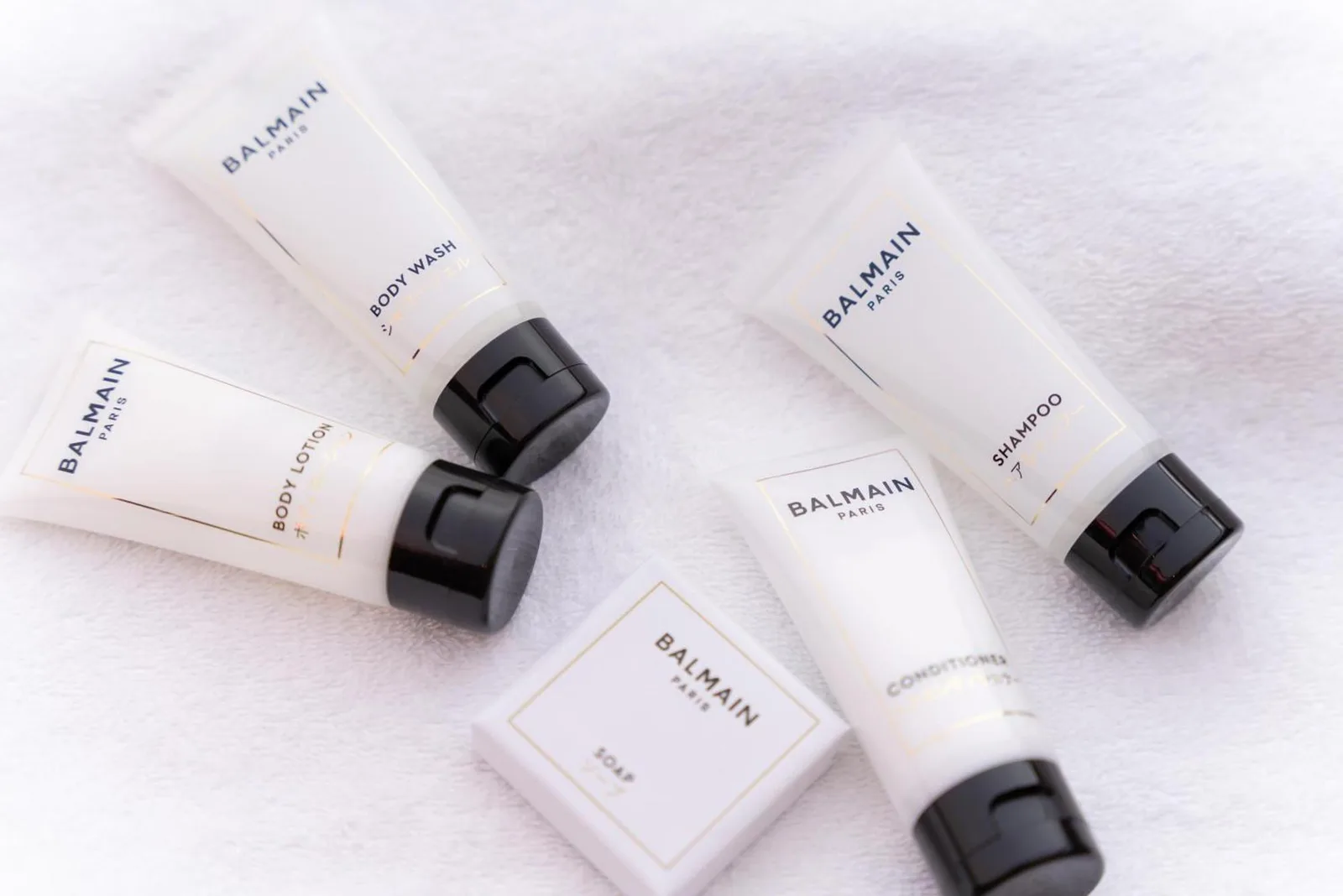 Bath amenities at Grand Hyatt Fukuoka
