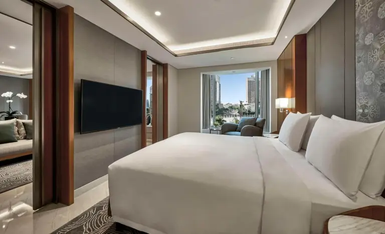 Chambre d’hôtes au Grand Hyatt Jakarta avec vue sur la ville
