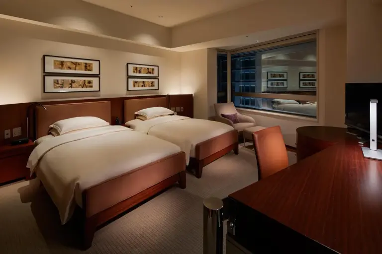 Habitación con dos camas individuales en Grand Hyatt Tokyo