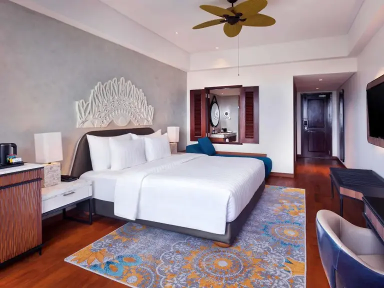 Spacious suite with modern decor at Grand Mercure Bali Seminyak