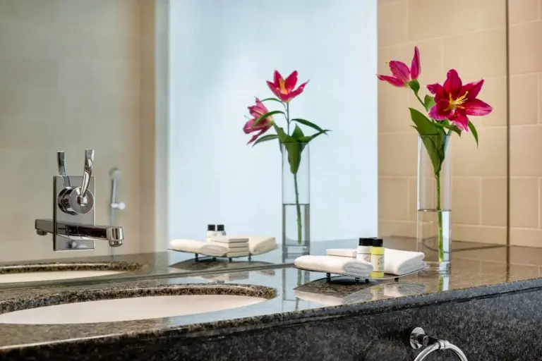 Commodités de Salle de Bain Luxueuses au Grand Millennium Al Wahda Hotel