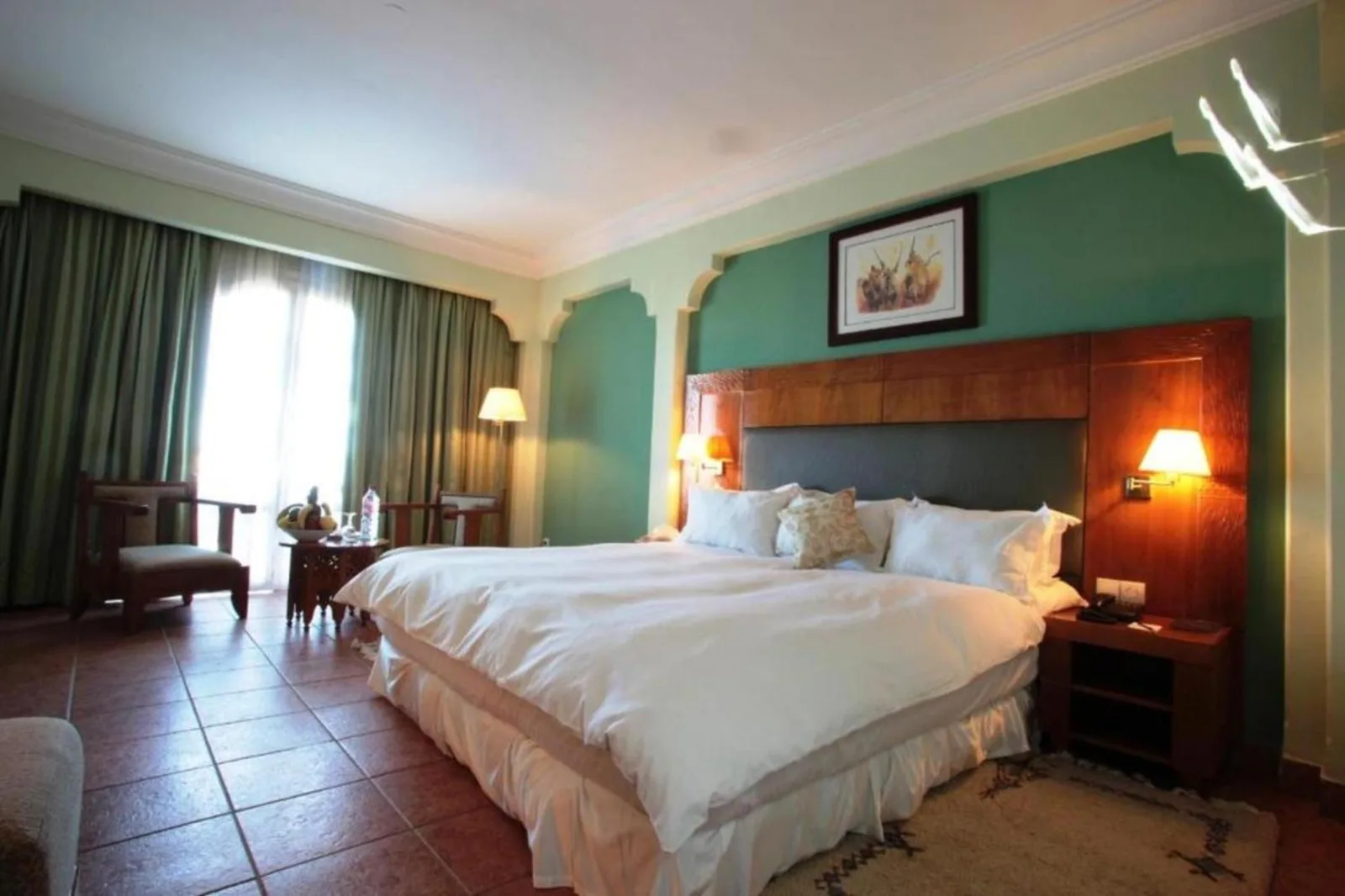 Habitación confortable de Grand Mogador Menara & Spa