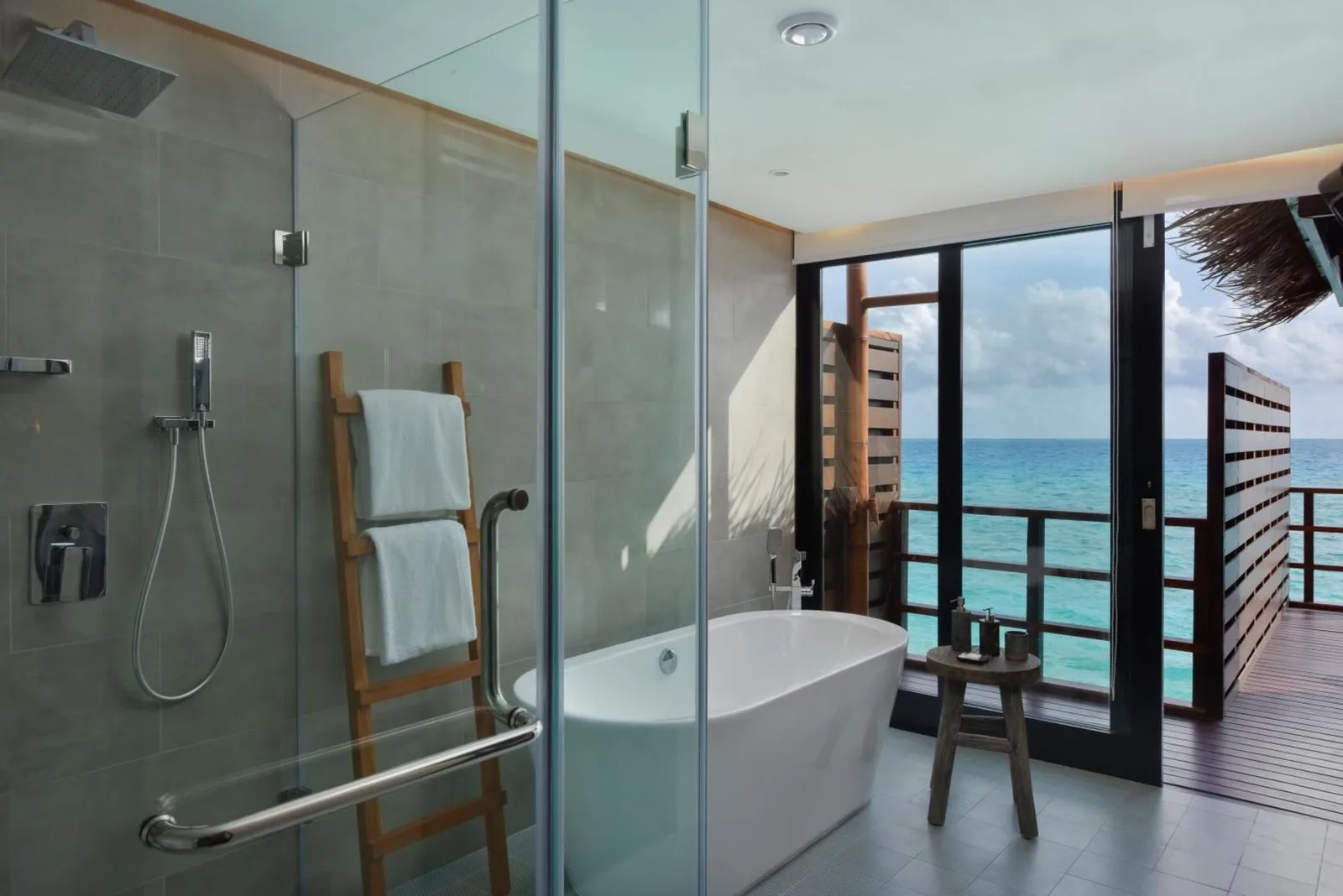 Modern bathroom at Grand Park Kodhipparu Maldives