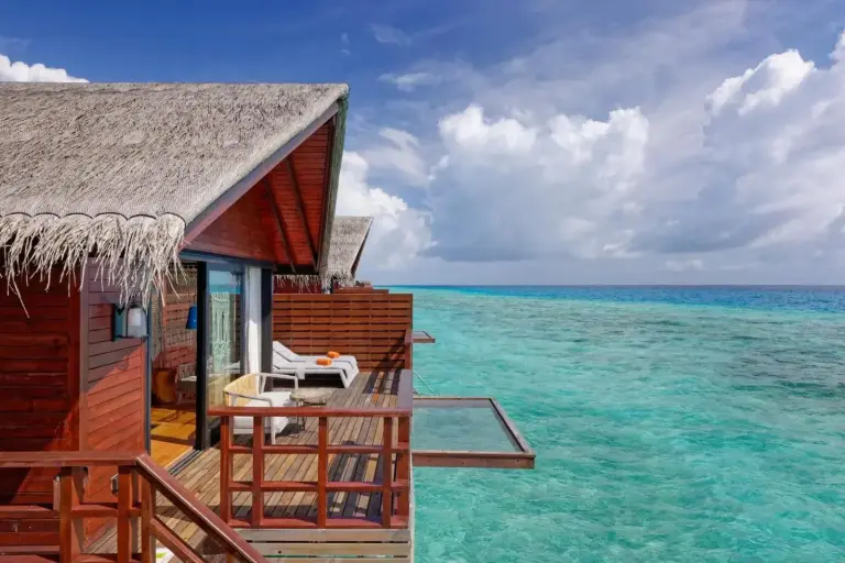 Exterior of an ocean view villa at Grand Park Kodhipparu Maldives