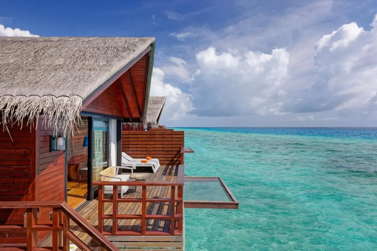 Exterior of an ocean view villa at Grand Park Kodhipparu Maldives