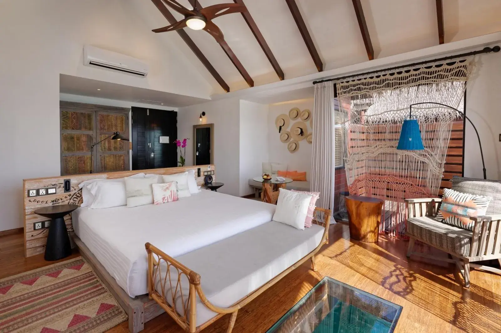 Cozy interior of a villa at Grand Park Kodhipparu Maldives